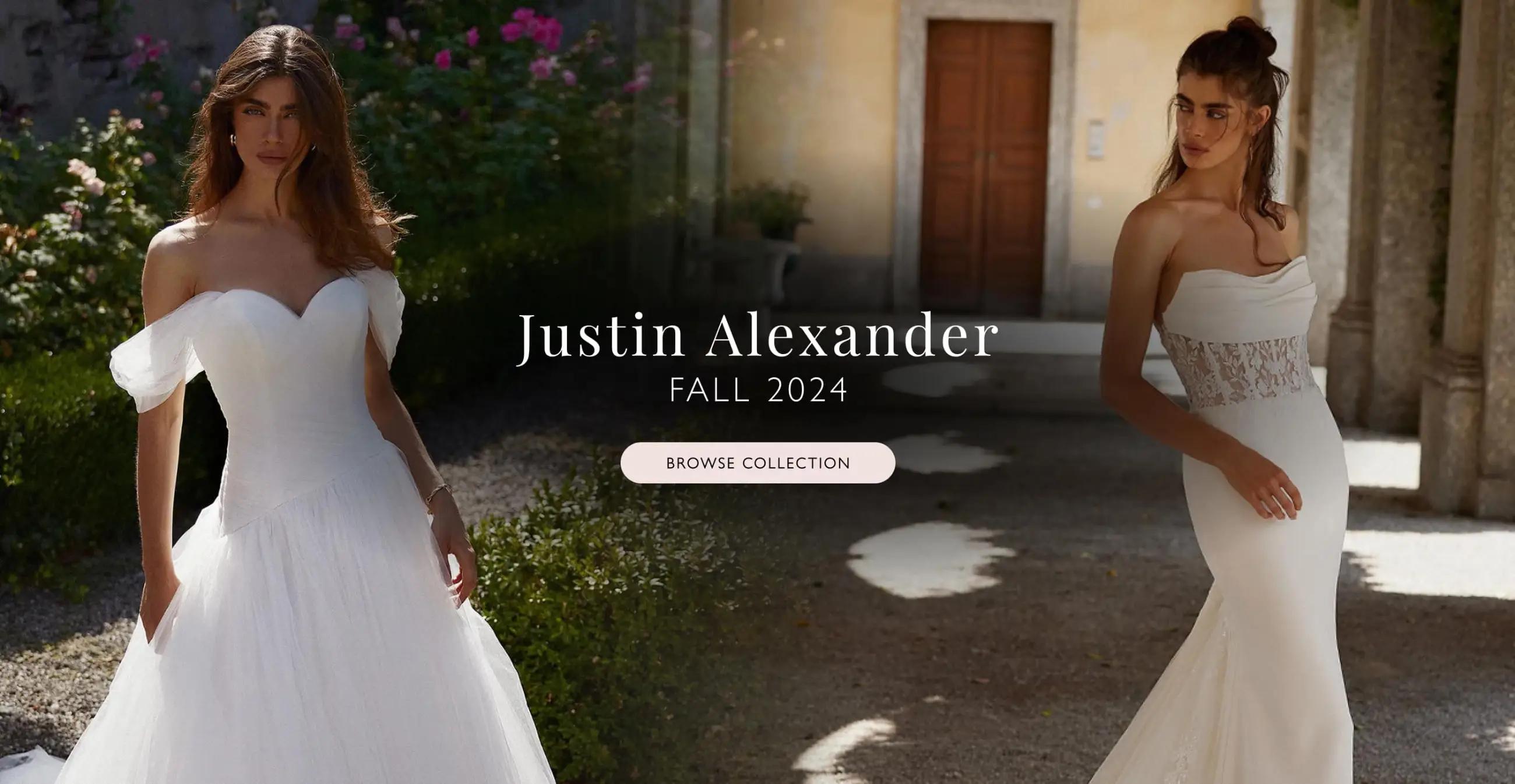 Justin Alexander Trunk Show Banner for Desktop